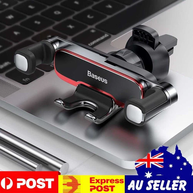 Baseus Car Phone Holder Bracket Metal Gravity Auto Air Vent Cellphone Stand