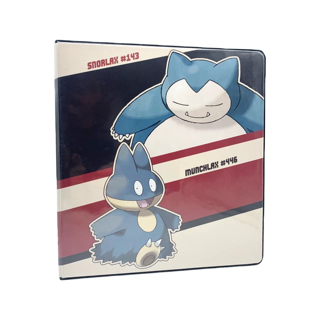 ULTRA PRO POKEMON 3Ring Binder/Album Ordner Mappe Snorlox & Munchlax