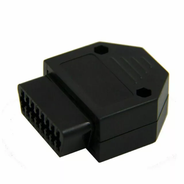 16 Pin Connector Plug Female Wire Socket OBD2 Adaptor Diagnostic.