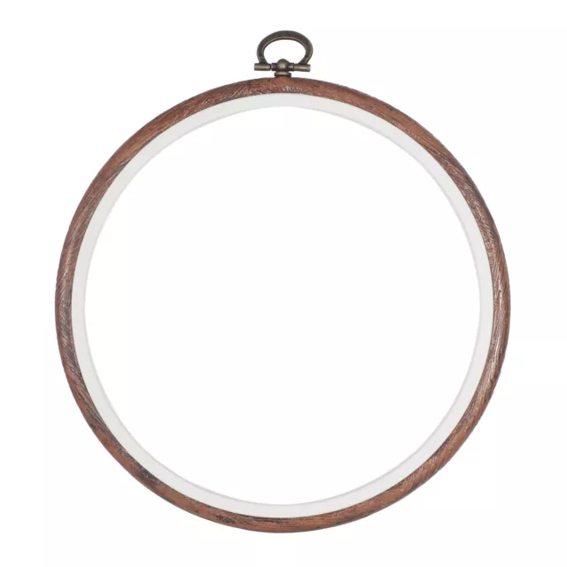 Embroidery Flexi Hoop Cross-Stitch Sewing Round Plastic Frame Free Postage 6inch