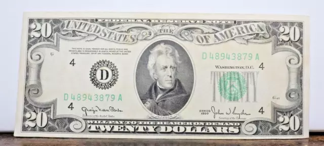 1950  $20 Federal Reserve Note (Cleveland)