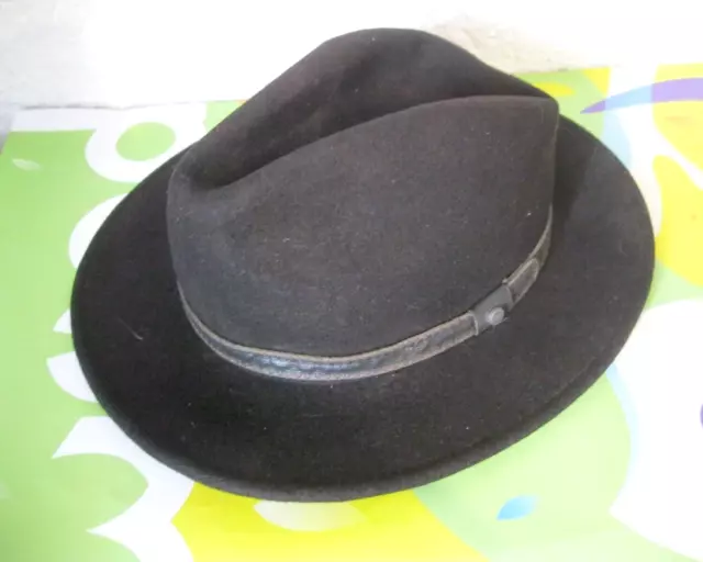 Sombrero de vaquero original Stetson Rancho, talla L, 100% lana