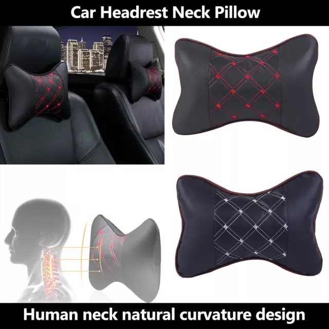 Travel Pillow Memory Foam Neck Support Car Headrest Flight Plane Train Cushion