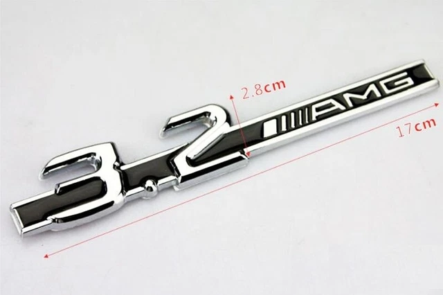 AMG SPORT ADESIVO Emblema Badge Sticker volante Mercedes AMG A CLA C E