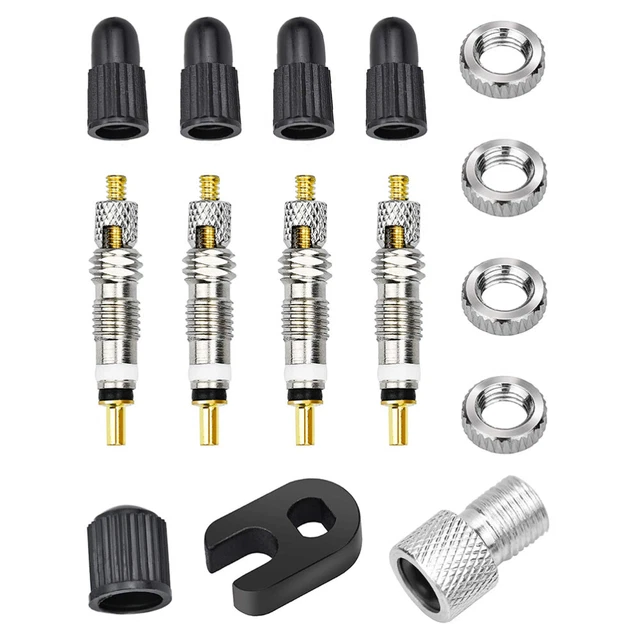 Valvole Tubeless Bici HZJD - 2 Pezzi Da 40 Mm, Ottone, Con Strumento Rimozione Nucleo - Foto 8