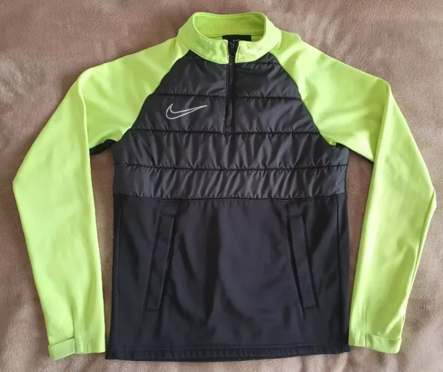 "Nike Dri-FIT Academy trapano da calcio invernale guerriero adolescente nero fluro verde 32"