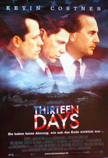 Thirteen Days - Kevin Costner - Filmposter A3 29x42cm gerollt