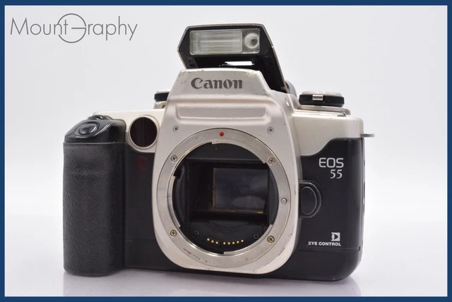 CANON EOS 55 Eye Control Lens Set With Battery Pack Film Slr