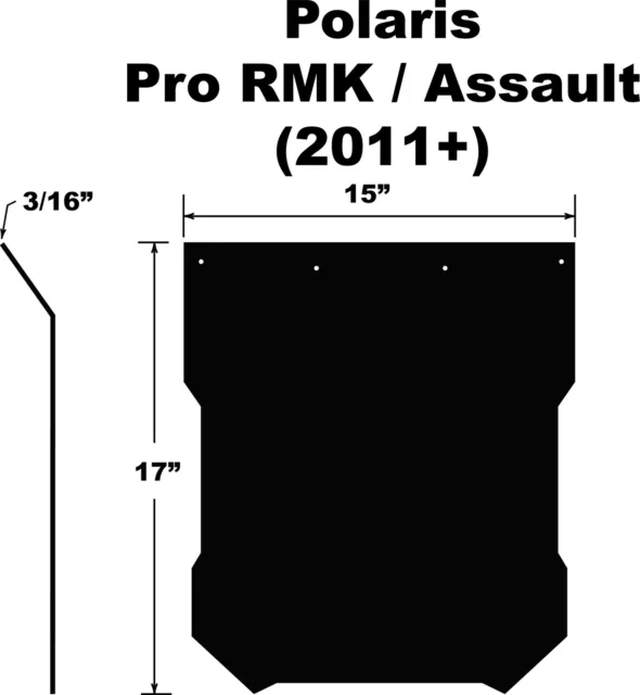 Proven Design Products Snow Flap SF11RMKPB