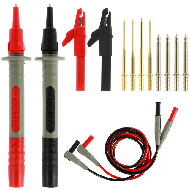 14X /SET ELECTRICAL Multimeter Test Leads for Fluke Meter Alligator