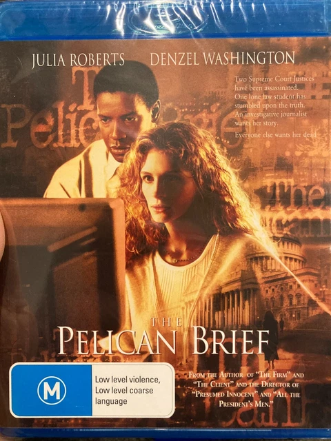 The Pelican Brief NEW/sealed BLU RAY (1993 Julia Roberts thriller movie)