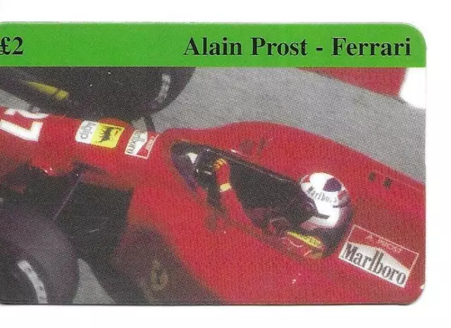 Rare / Carte Telephonique - Alain Prost : Ferrari Formule 1 Grand Prix Phonecard