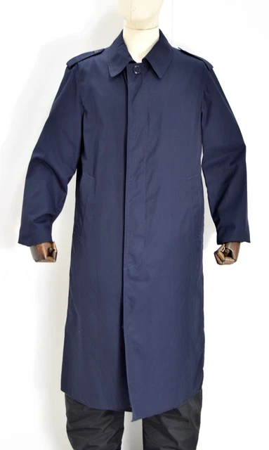 Genuine French Military Coat Army Trench coat dark Blue women's jacket NEW