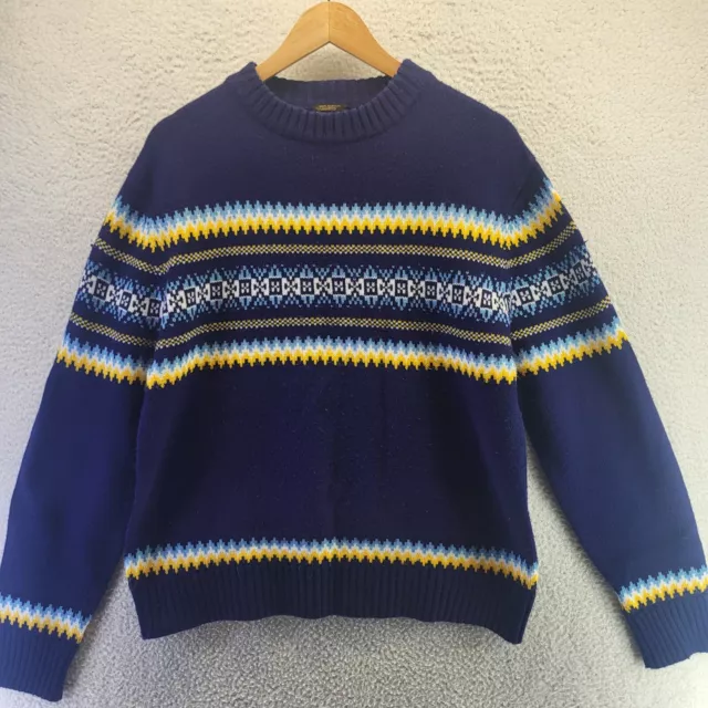 VTG 70S NATIONAL Shirt Shops Alpine Collection Nordic Sweater Mens XL ...