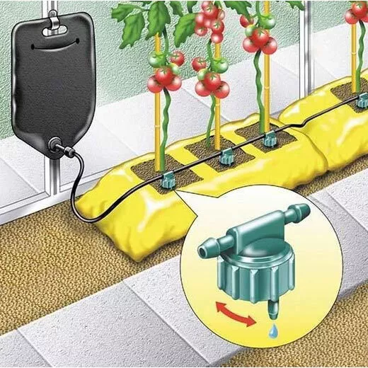 Automatic Holiday Plant Watering System Gravity Fed Irrigation Water Drip Kit