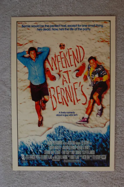 Weekend at Bernies #1 Lobby Card Movie Poster