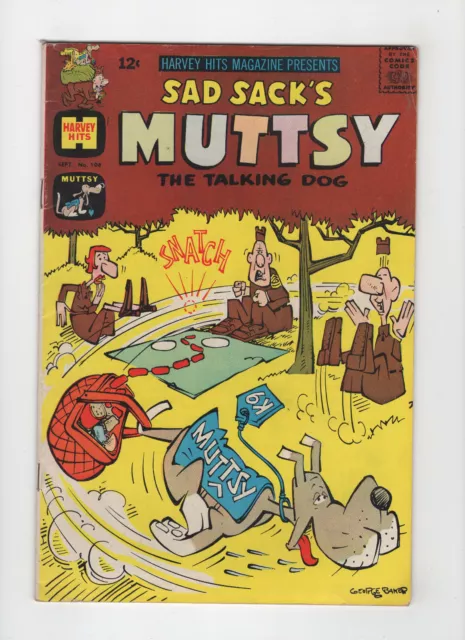 Harvey Hits #108  (Harvey Comics, 1966) Sad Sack's Muttsy