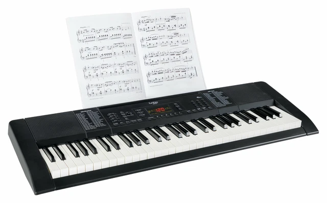 Clavier Piano Numerique Electrique Synthetiseur 61 Touches 300 Sons LCD Noir 7