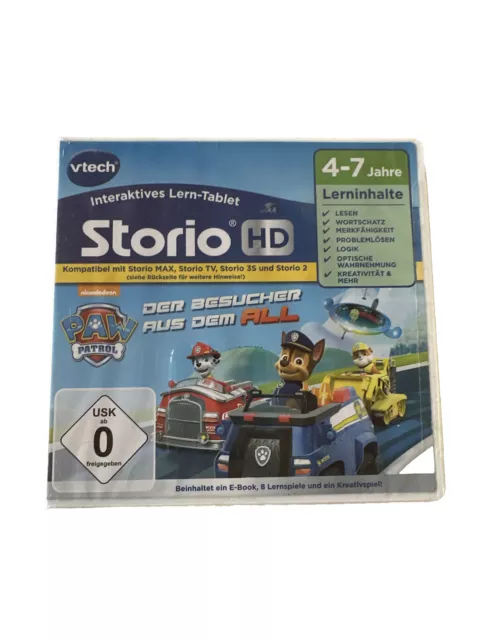 VTech Storio Max/TV Lernspiel Paw Patrol Neu OVP