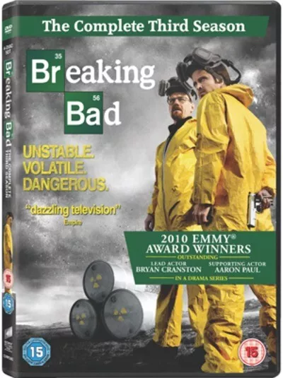 Breaking Bad: Season Three (DVD) Bob Odenkirk Jonathan Banks Giancarlo Esposito