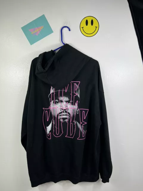 MENS ICE CUBE BAND HOODED SWEATSHIRT TOP LARGE RAP HIP HOP USA 99p Start