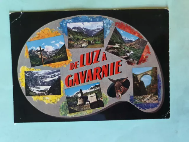 Carte Postale des Hautes Pyrénées Vue Divers De Luz à Gavarnie 1970