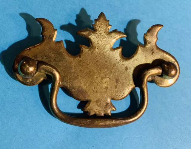 Brass Chippendale Phyfe Vintage Antique Drawer Pull Colonial hardware 3”centers