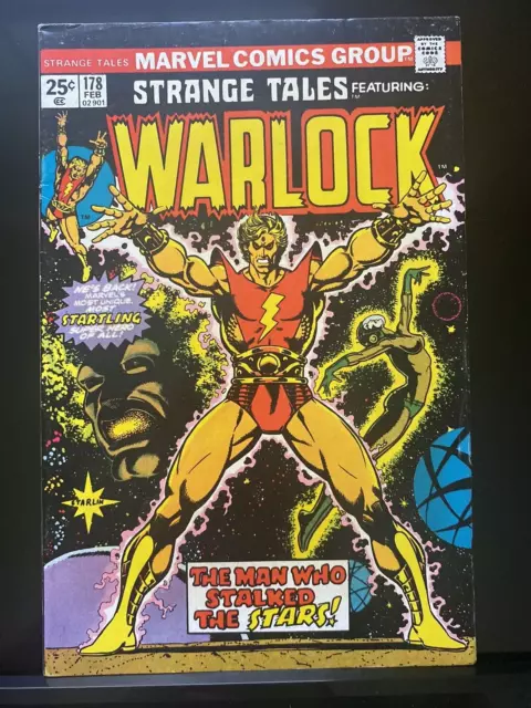 Strange Tales Featuring Warlock 178  First Appearance Magus   Starlin Art