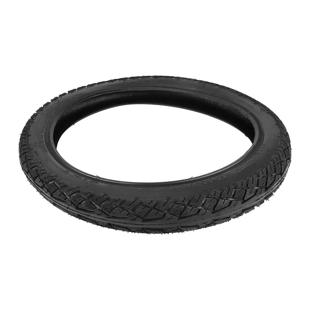 ZUKKA Lot de 2 pneus de vélo 16 x 2,125 16 57-305 pour BMX, VTT, vélo d'enfant, tricycle, cruiser, noir