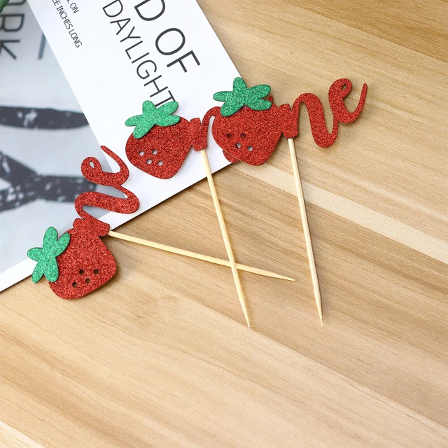 10 PCS HAUTS De Forme Gâteau D'anniversaire Diamants Doré Fruit EUR 5