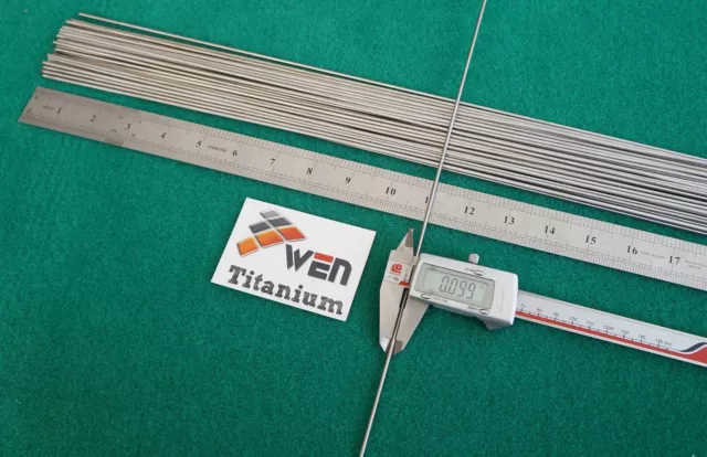 2.5mm Dia Titanium 6al-4v Wire 0.1" x 40" Round Bar Welding Grade 5 rod 46pcs