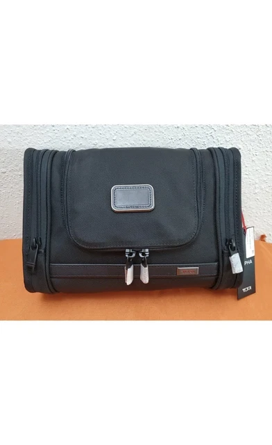 New $195 Tumi Alpha 3 Black FXT Ballistic Nylon Hanging Travel Kit/Toiletry Bag