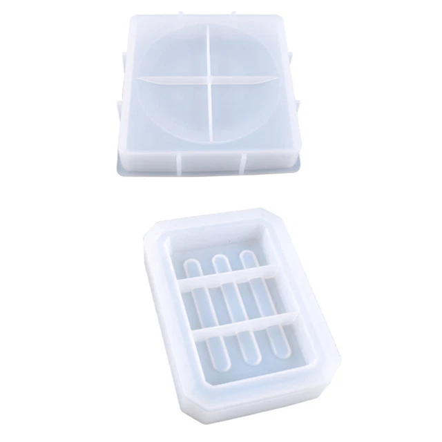 2 Pcs Silikonform Für Seifenkisten Kieselgel Formen Aus Kristallharz