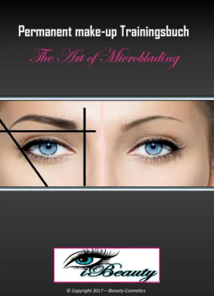 Microblading Schulung inkl. Zertifikat Übungsheft Permanent makeup Buch 2