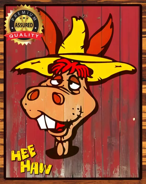 Hee Haw - 1970s - Restored - Metal Sign 11 x 14