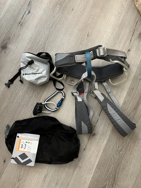 Black Diamond Women's Primrose Harness Package (Small) - Smoke 2