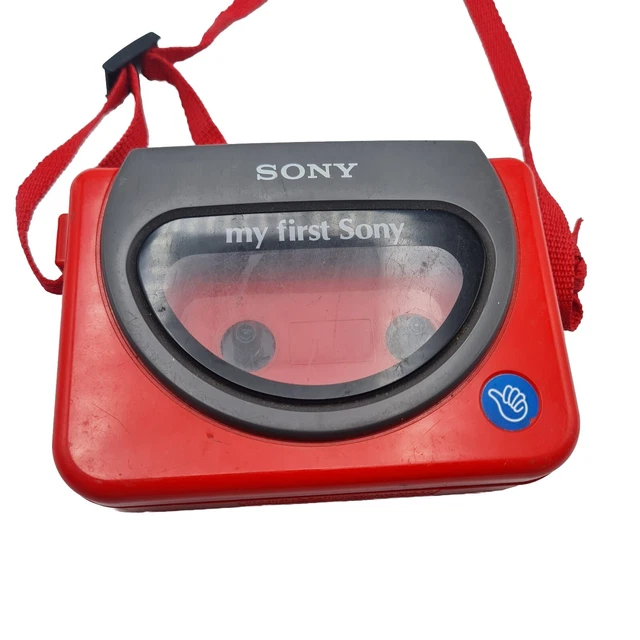 【動作品】SONY my first Sony カセットプレーヤーWM-3000 Sony Walkman My First Sony With Original Red Headphones
