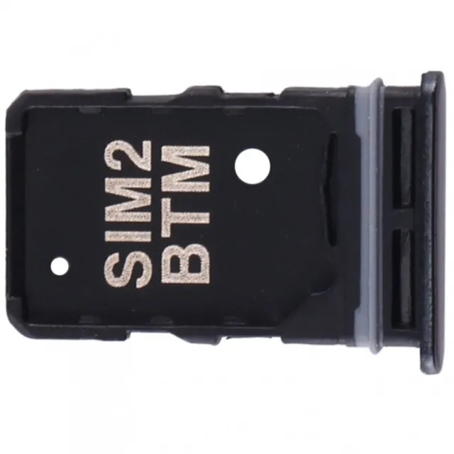 Porta SIM Per Samsung Galaxy A80 A90 Adattatore Scheda Micro Doppio Nero