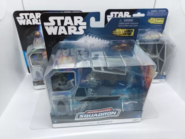 STAR WARS Micro Galaxy Squadron, verschiedene Fahrzeuge mit Piloten, Neu & OVP