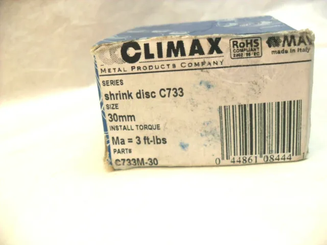 Climax Shrink Disc C733 30mm - C733M-30 nib