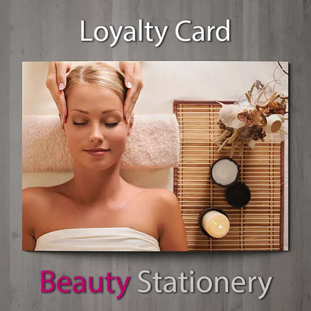 Loyalty Card Beauty Salon Hairdressing Spa Make Up Therapist Nail Massage A7