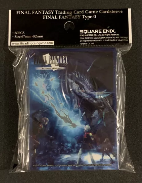 Final Fantasy TCG Card Sleeves | Type-0 | Standard Size Sleeves (60 Pack)