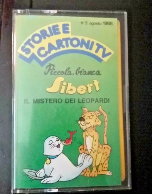 MC STORIE E CARTONI IN TV SIBERT 1988/5 " IL MISTERO DEI LEOPARDI " cassetta