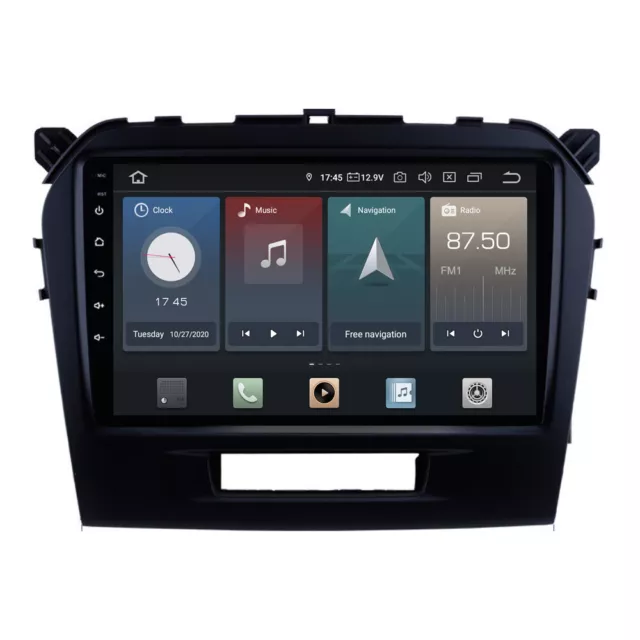 Para Suzuki Vitara 9" Táctil Android Autoradio GPS Navi Carplay Androidauto