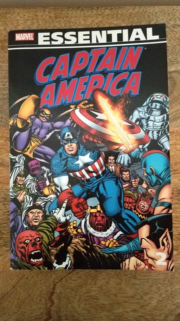 MARVEL ESSENTIAL CAPTAIN AMERICA VOL #2 Stan Lee Paperback Rare OOP Comic Book