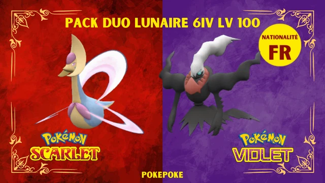 Pack Pokémon Écarlate/Violet FR : Paradoxe Écarlate 6IV LV100 + Master Ball - Neuf