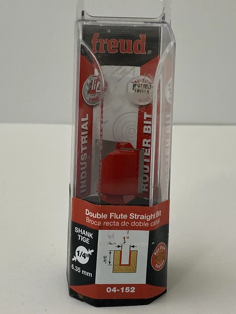 Freud 04-152 1" Double Flute Straight Bit