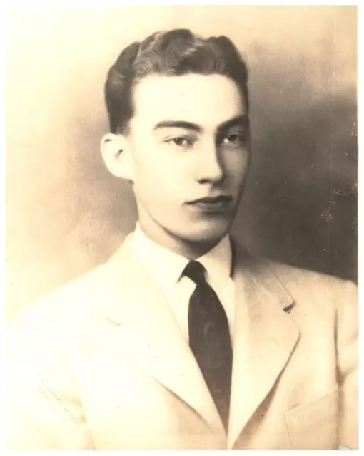 1950s The Sacra Studio Young Man Wearing Lipstick Portrait Photo Art History