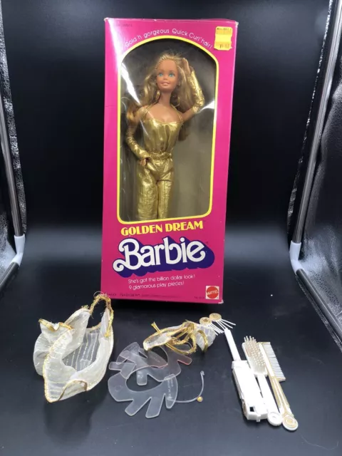 Vintage 1980 Golden Dream Barbie Doll Mattel  #1874