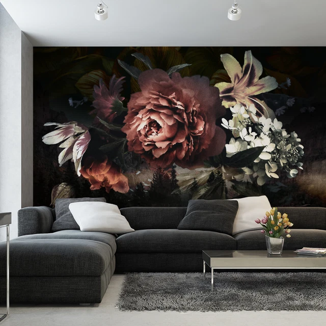 FOND D'ÉCRAN MURAL 3D coloré floral mural amovible auto-adhésif 78 EUR 103,72 - FR
